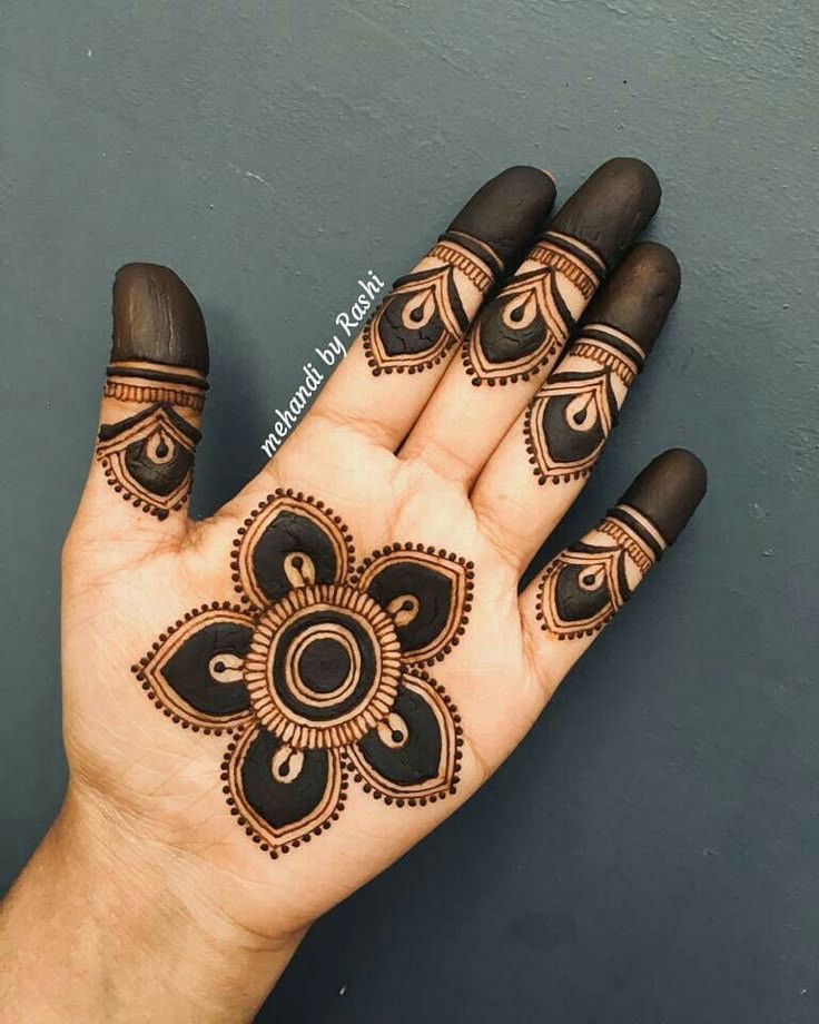 Arabic Beautiful Mehndi Royal Front Hand Mehndi Design (1)