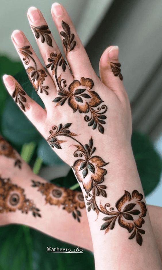 Arabic Easy Mehndi Design (18)