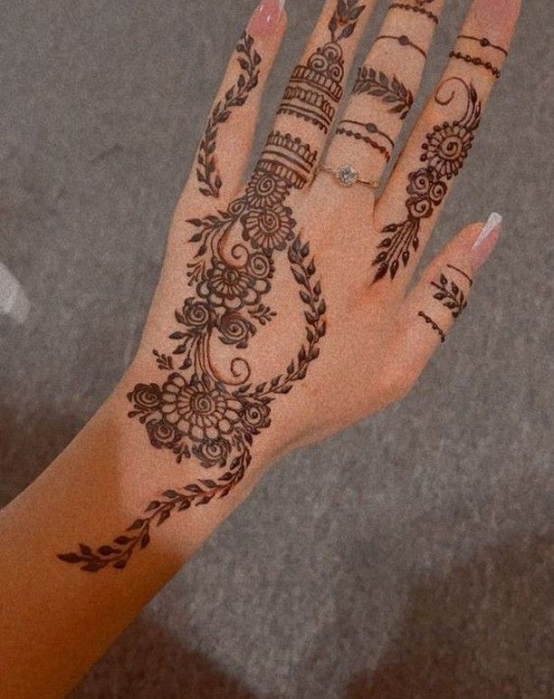 Arabic Easy Mehndi Design (2)