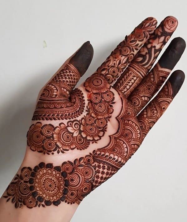 Arabic Front Mehndi Design Easy And Beautiful Full Hand (7) Arabic Front Mehndi Design Easy And Beautiful Full Hand (7)