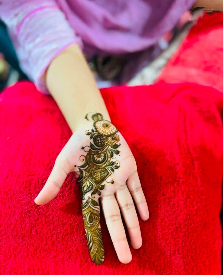 Arabic Full Hand Mehndi Design