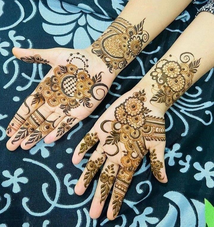 Arabic Mehndi Designs for Karwa Chauth (1)