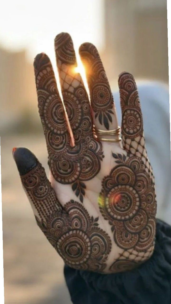 Back Hand Mehndi Design Girl (2)