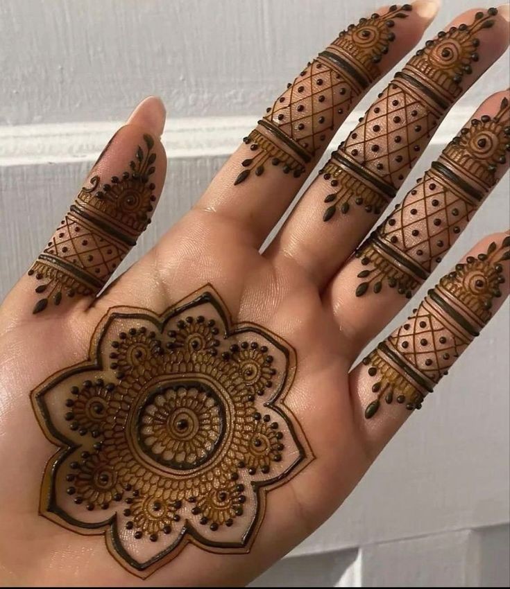 Back Hand Mehndi Design Girl