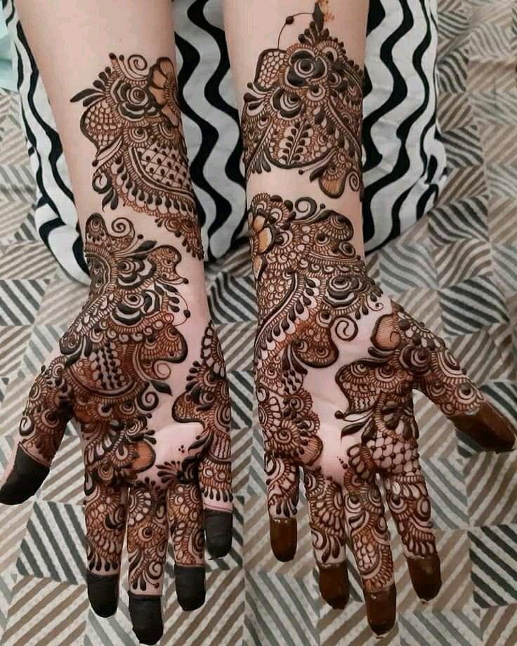 Back Mehndi Design Easy And Beautiful Full Hand (6) Back Mehndi Design Easy And Beautiful Full Hand (6)