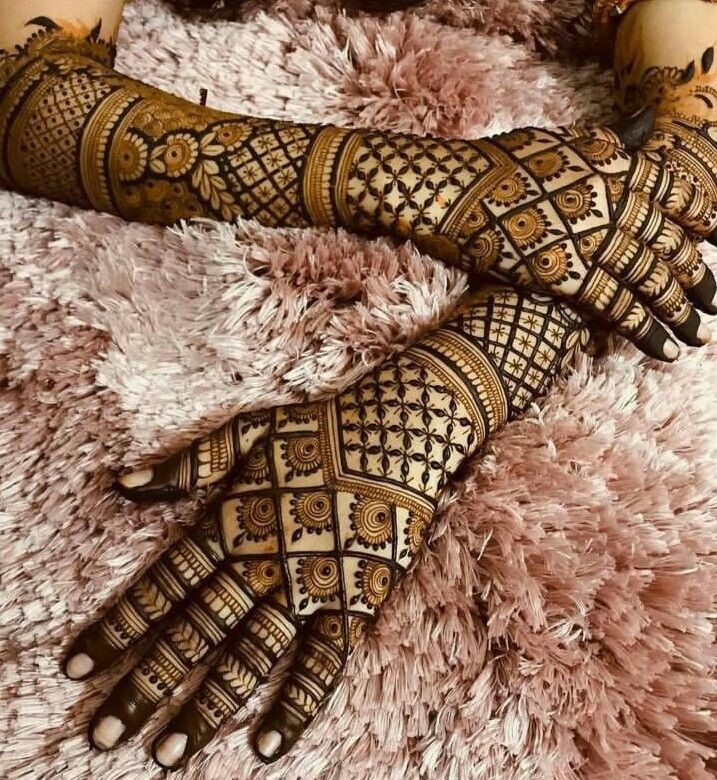 Easy Mehendi Design Simple Front Hand