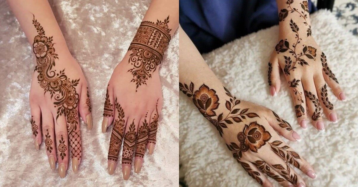 Easy Mehndi Design for Karva Chauth (1)