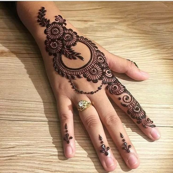 Easy Simple Mehndi Designs for Karwa Chauth (3)