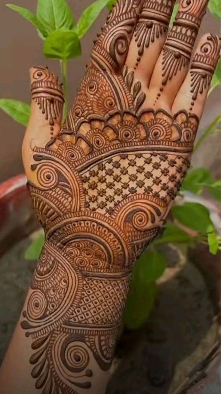 Easy Stylish Full Hand Mehndi Design (3)