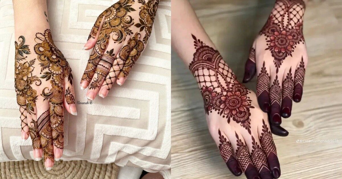 Easy and Beautiful Mehndi Design (1)