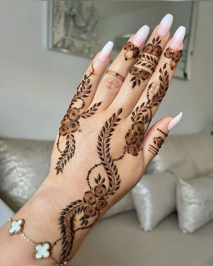 Front Hand Mehndi Design (10)