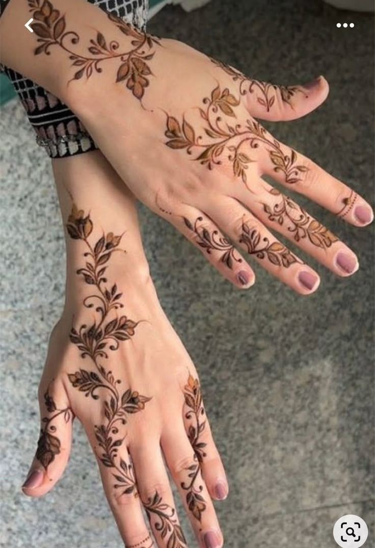 Front Hand Simple Mehndi Images (7)