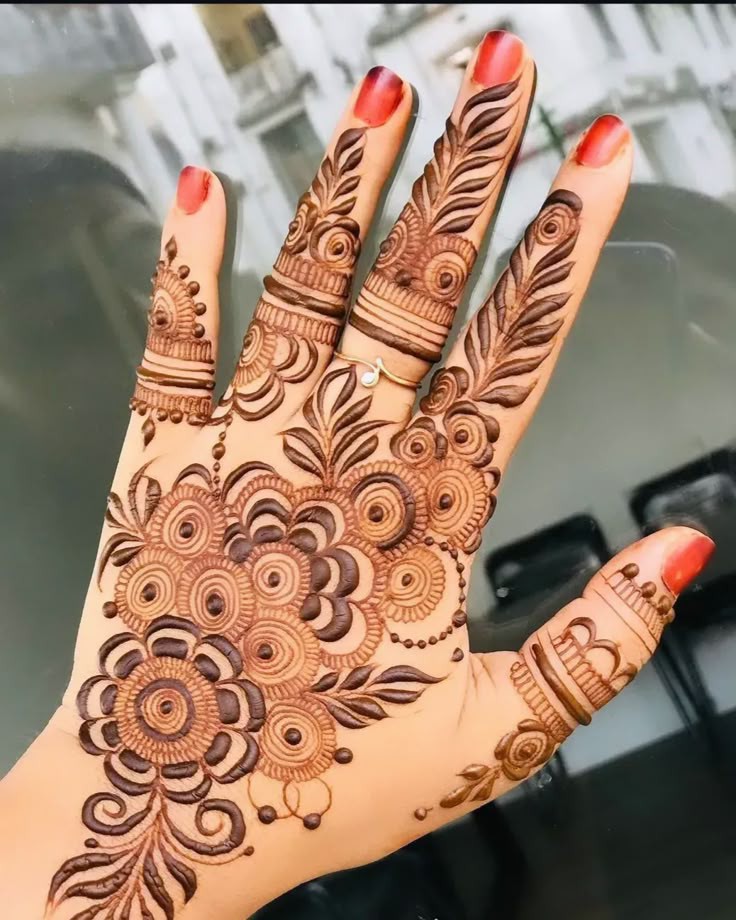 Instagram Punjabi Royal Front Hand Mehndi Design (1) Instagram Punjabi Royal Front Hand Mehndi Design (1)