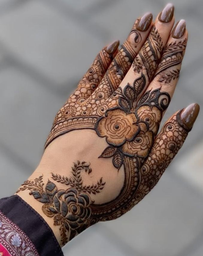 Mehndi Design Easy And Beautiful Arabic for Girl (5) Mehndi Design Easy And Beautiful Arabic for Girl (5)