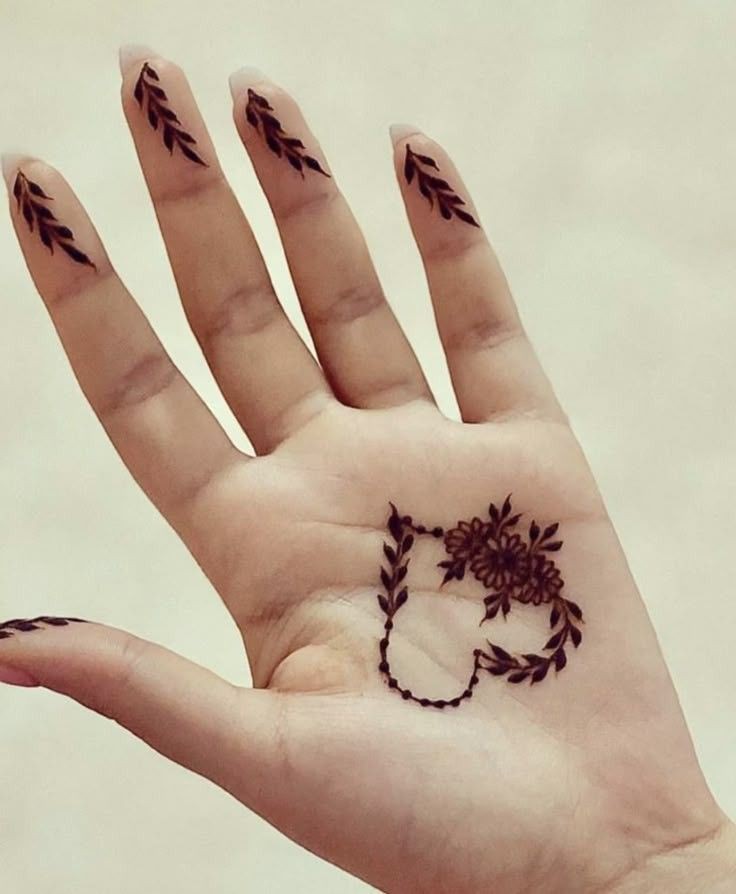 Mehndi Design Easy Full Hand Simple And Beautiful Front Hand