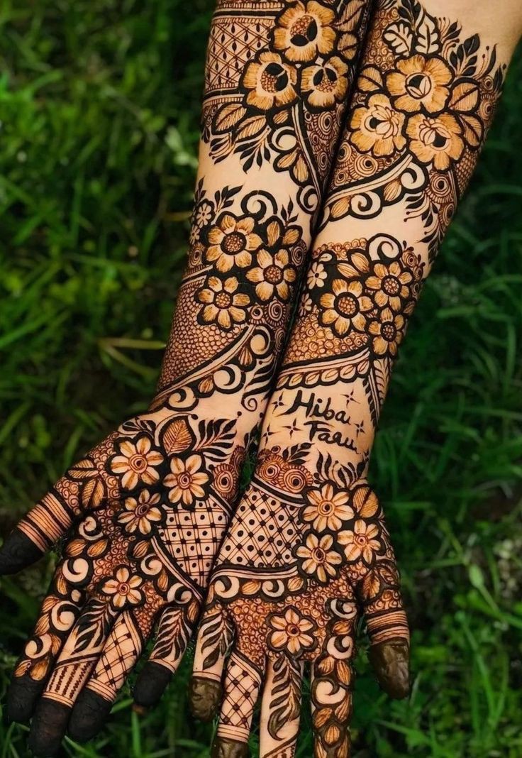 Mehndi Design Photo Full Hand