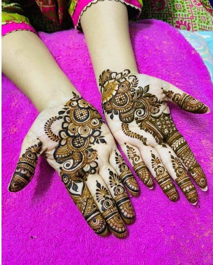 Mehndi Embroidery Designs