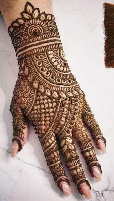 Modern Full Hand Mehndi Design Photos (2)
