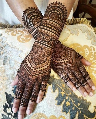 Modern Full Hand Mehndi Design Photos (3)