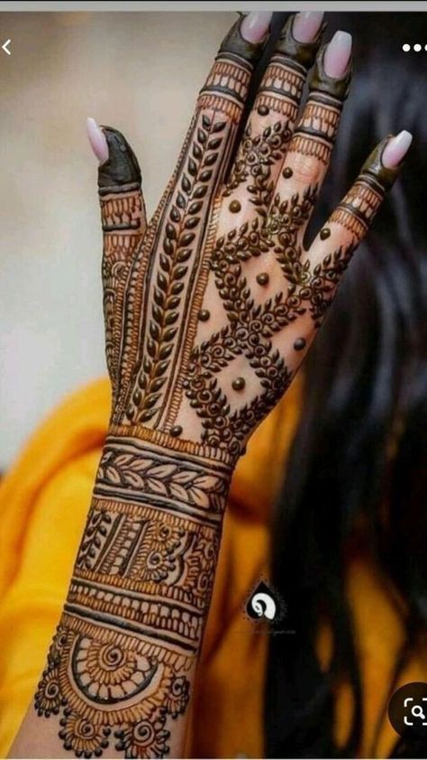 Modern Full Hand Mehndi Design Photos (5)