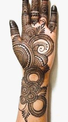 Modern Full Hand Mehndi Design Photos (6)