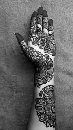 Modern Full Hand Mehndi Design Photos (7)