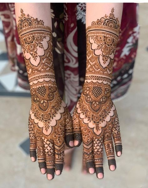 Modern Full Hand Mehndi Design Photos (9)
