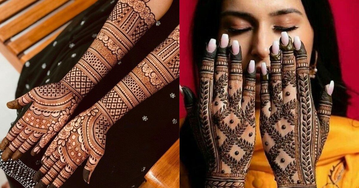 Modern Full Hand Mehndi Design