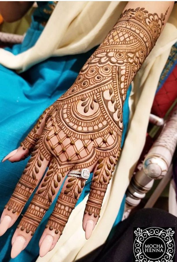 Modern Hand Mehndi Design (14)