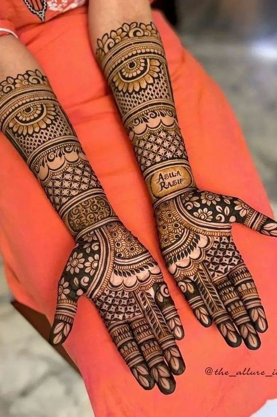 Modern Hand Mehndi Design (2)