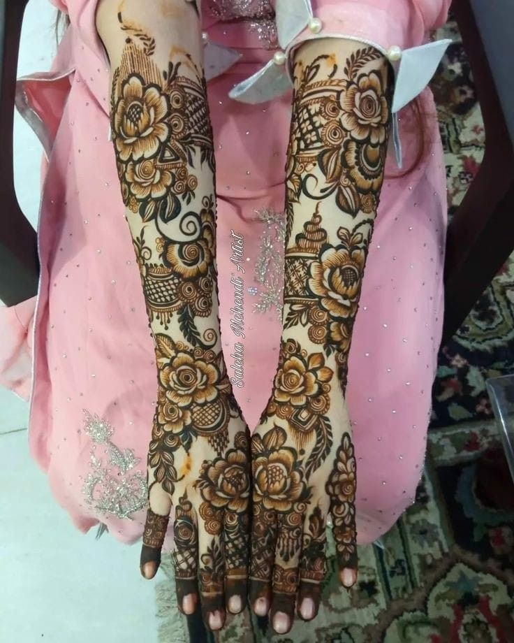 Modern Hand Mehndi Design (27)
