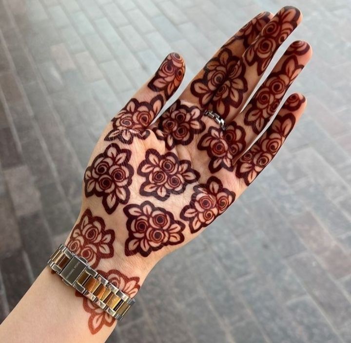 Modern Karva Chauth Mehndi Designs
