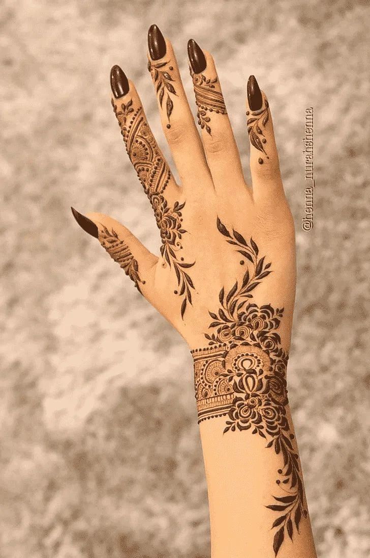 New Arabic Mehndi Design