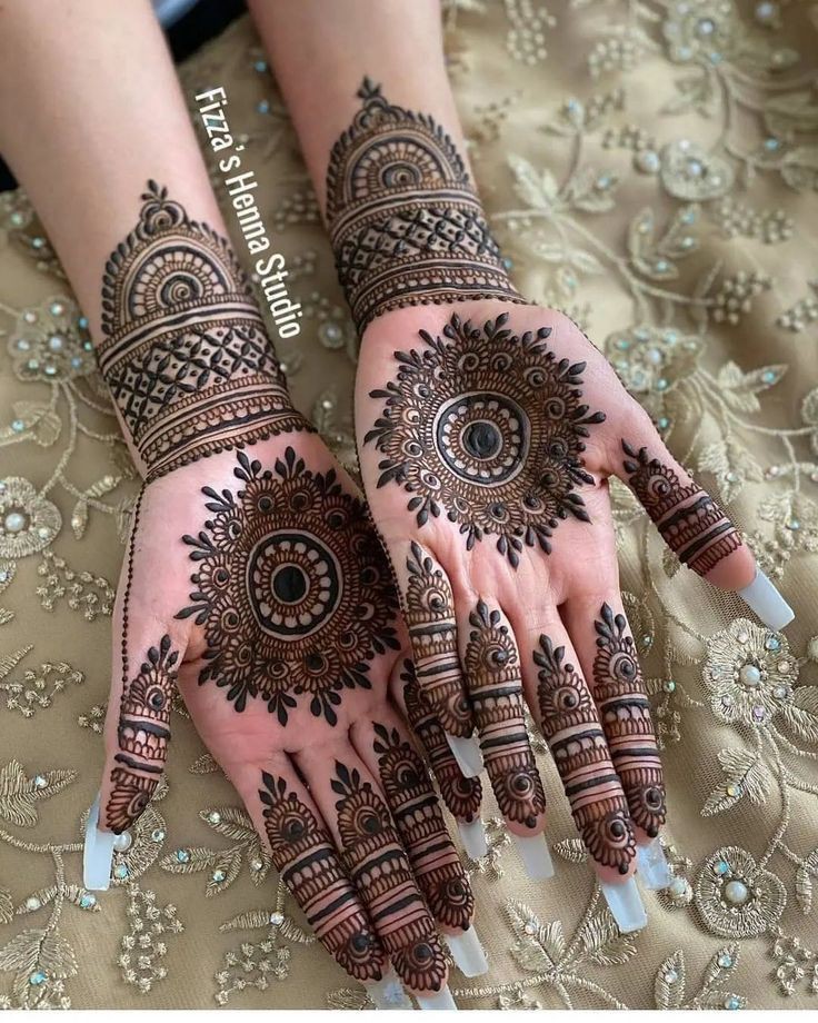 Punjabi Mehndi Design Front Hand Simple And Beautiful (2)