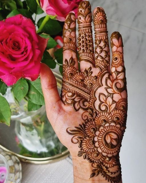 Punjabi Mehndi Design Simple Front Hand (4) Punjabi Mehndi Design Simple Front Hand (4)