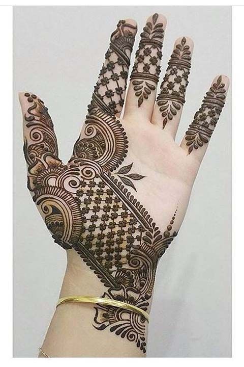 Punjabi Royal Front Hand Mehndi Design Simple And Beautiful (4) Punjabi Royal Front Hand Mehndi Design Simple And Beautiful (4)