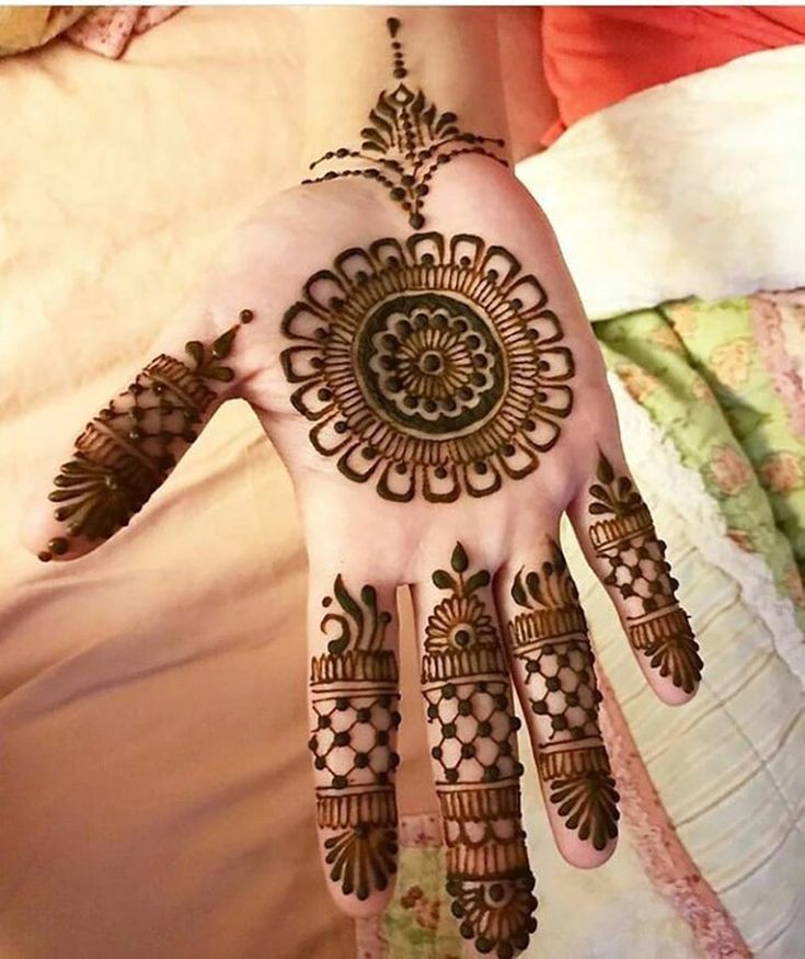 Royal Front Hand Mehndi Design