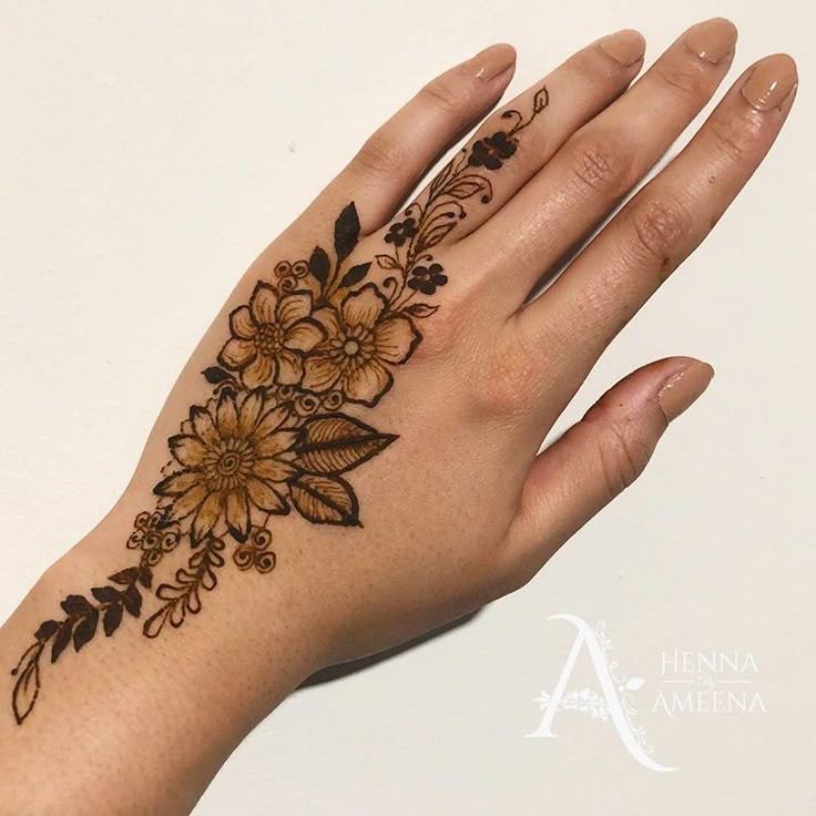 Simple and Easy Mehndi Design Arabic (6)