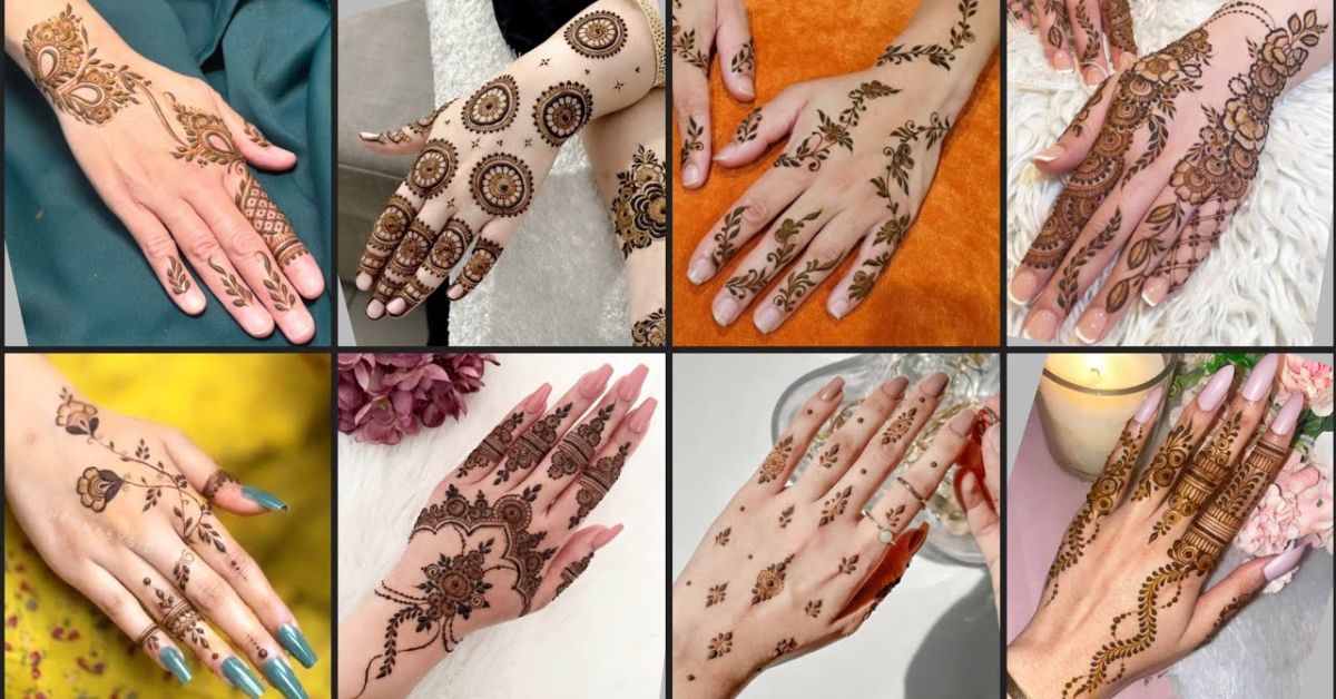 Back Hand Mehndi Design Images