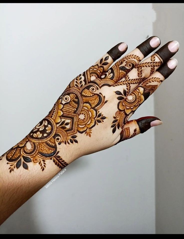 Full Hand Mehndi Design