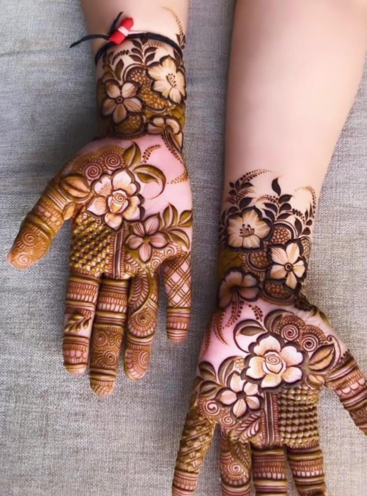 Full Hand Mehndi Design