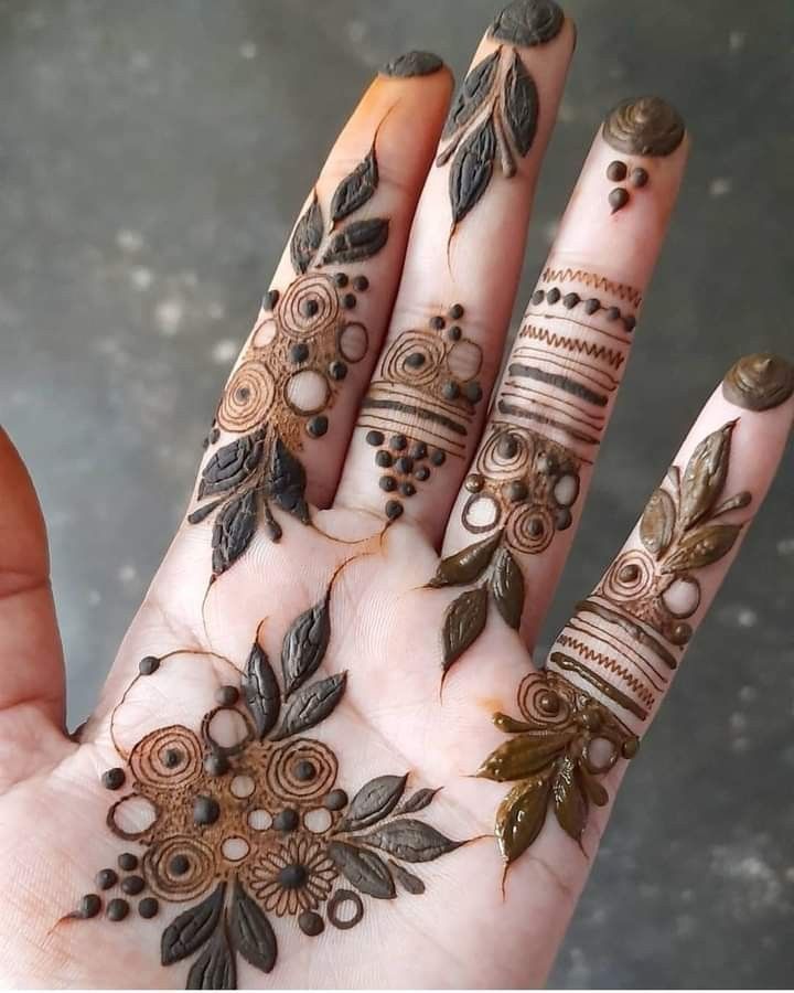 Easy Finger Mehndi Design Easy Finger Mehndi Design