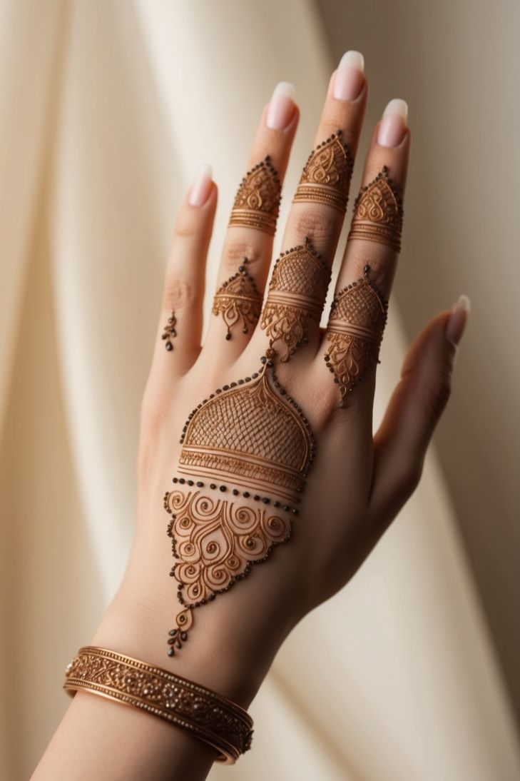 Easy Karva Chauth Mehndi Design (13)