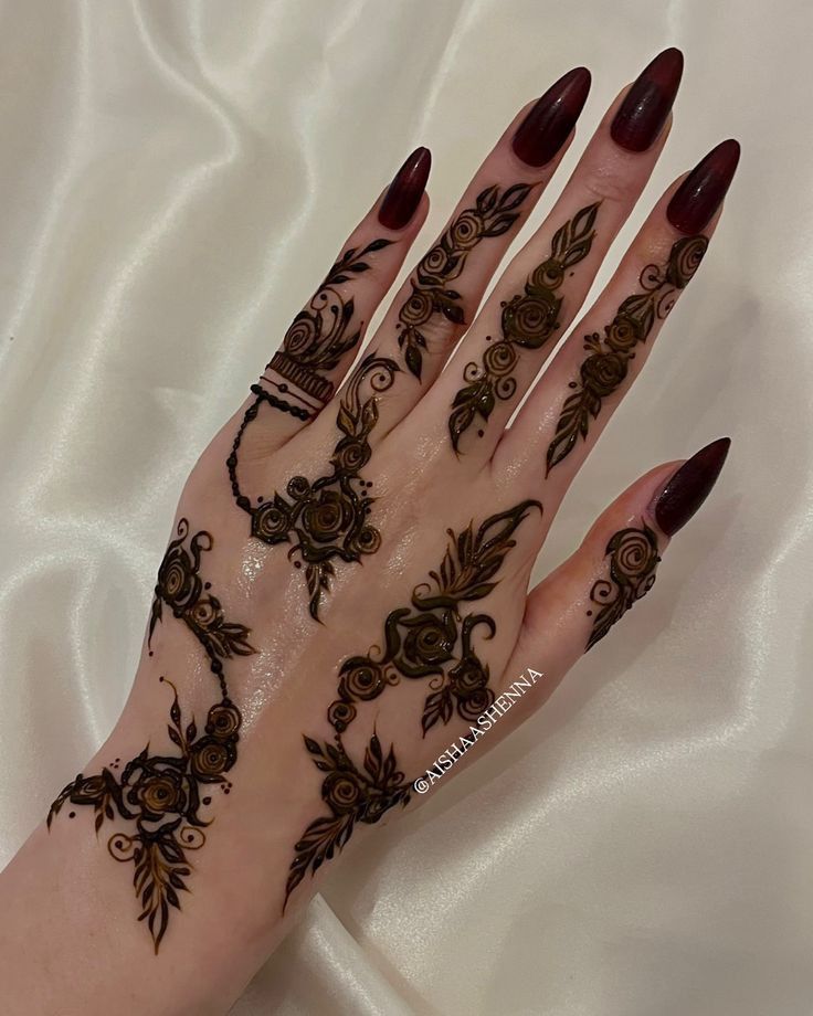 Easy Mehndi Arabic Design Images (10)