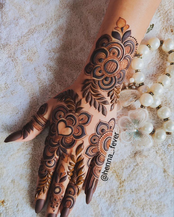 Easy Mehndi Arabic Design Images (15)