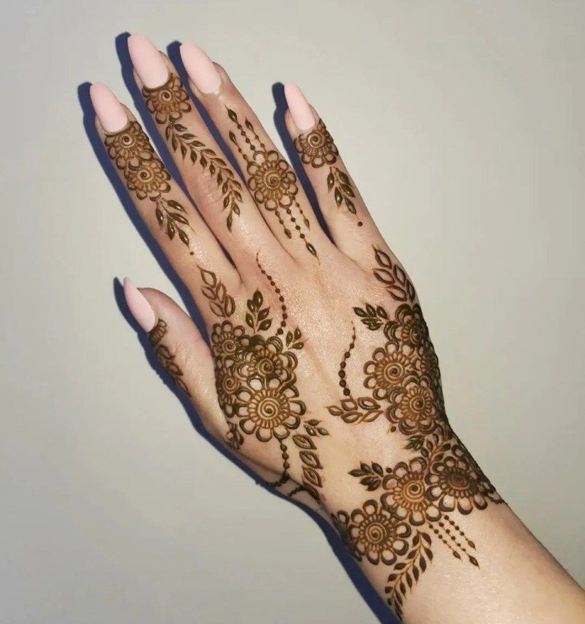 Easy Mehndi Arabic Design Images (24)