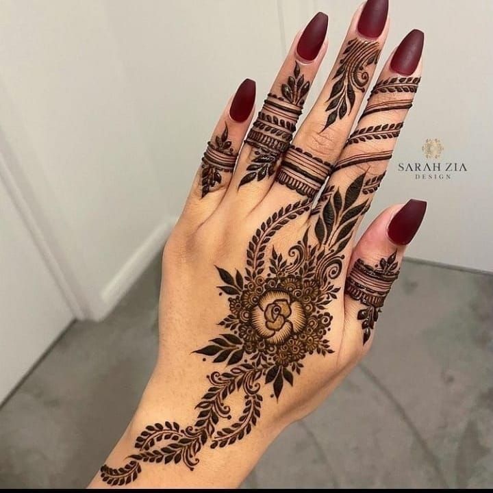 Easy Mehndi Arabic Design Images (8)