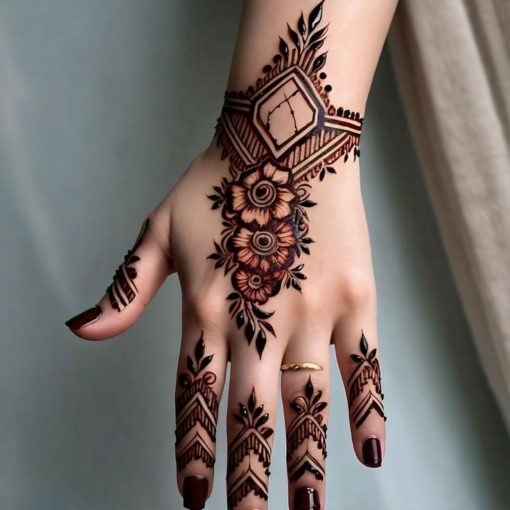 Easy Mehndi Design (3) Easy Mehndi Design (3)