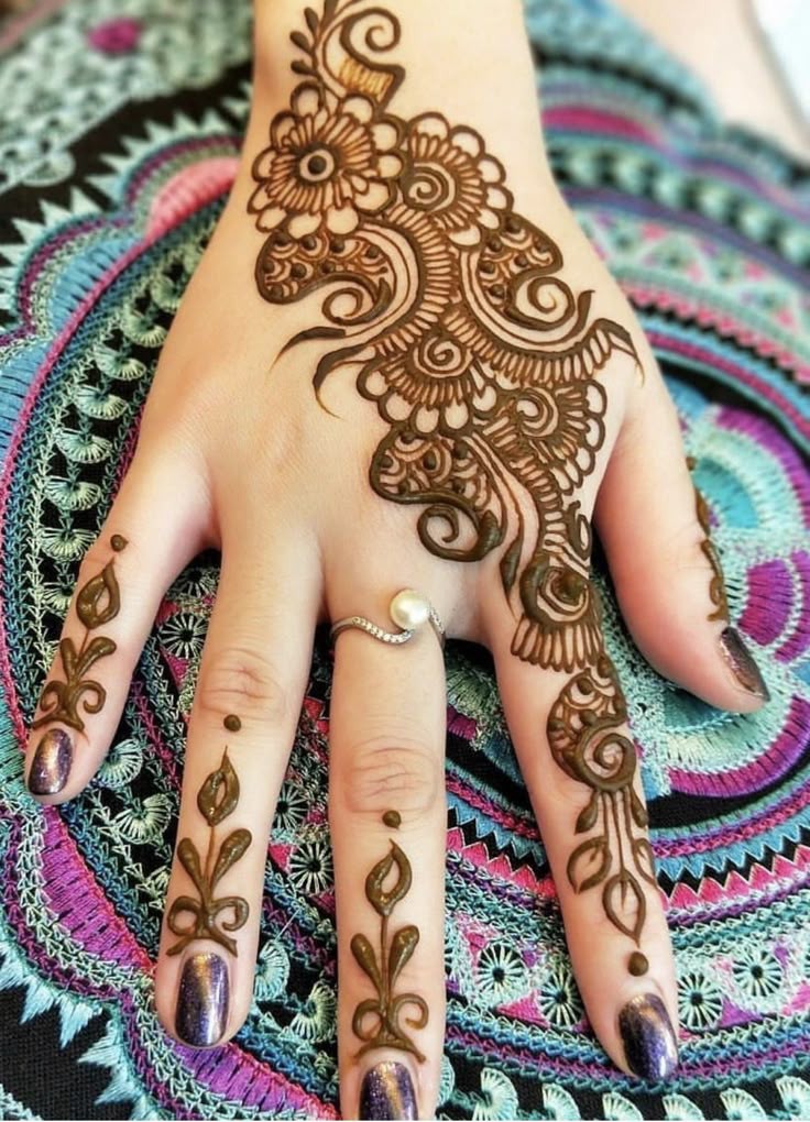 Easy Mehndi Designs for Karva Chauth (13)
