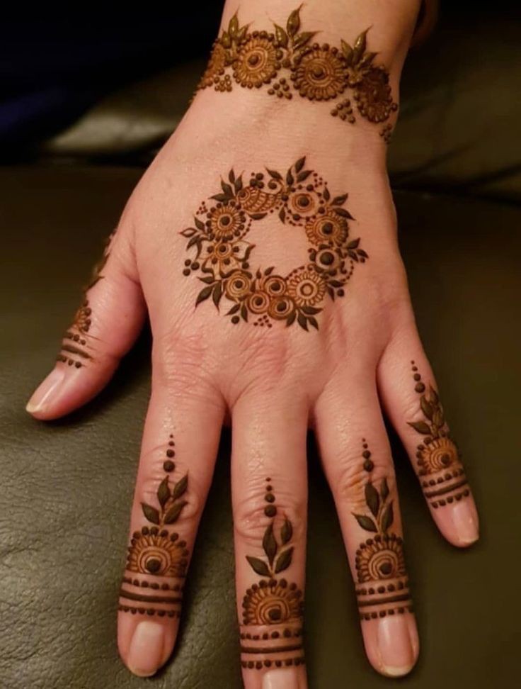 Easy Mehndi Designs for Karva Chauth (15)